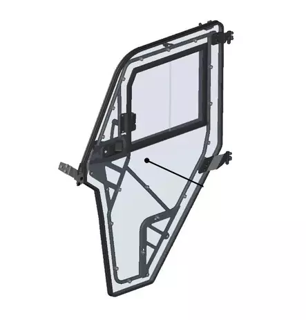 DFK Ovi kokoonpano Vasen CFMoto Uforce 600 - Duell ATV varaosat ja tarvikkeet - 29923 - 1