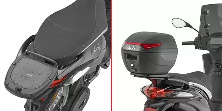 Givi Rear Rack Piaggio Liberty 50-125-150 '25 - Duell MP varaosat ja tarvikkeet - 102663 - 1