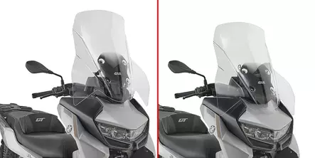 Givi Transparent Screen Bmw C400GT (2025) - Duell MP varaosat ja tarvikkeet - 100523 - 1