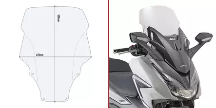 GIVI WINDSCREEN HONDA FORZA 350 (2021) - Duell MP varaosat ja tarvikkeet - 100333 - 1