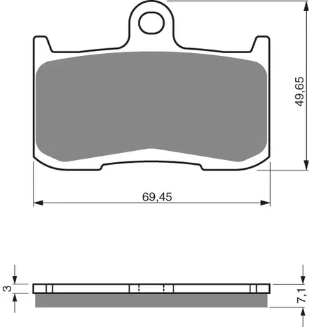 GOLDFREN Jarrupalat 207 Ceramic carbon AD - Duell MP varaosat ja tarvikkeet - 67163 - 1