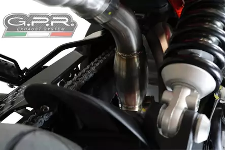 GPR Aprilia Dorsoduro 900 2017/20 e4 Decat pipe manifold Decatalizzatore - Duell MP varaosat ja tarvikkeet - 112903 - 1