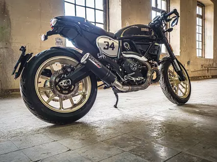 GPR Ducati Scrambler 800 2015/16 EC-Approv. slip-on exhaust M3 Black Titanium - Duell MP varaosat ja tarvikkeet - 110623 - 1