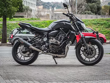 GPR Yamaha Mt-07 2017/20 e4 EC-Approv. full line exhaust catalized M3 Black Tit - Duell MP varaosat ja tarvikkeet - 109153 - 1