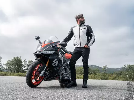 Halvarssons Tekstiilitakki Solberg Vaalean harmaa/Musta, 62 - Duell ajovarusteet - 31483 - 1
