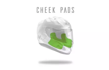 HJC Cheek pads F71 A/S 25mm - Duell ajovarusteet - 55213 - 1
