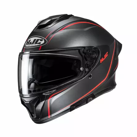 HJC Kypärä C71 Quez Musta/Punainen MC1SF, 2XL - Duell ajovarusteet - 55563 - 1