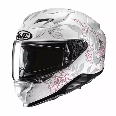 HJC Kypärä F71 Eliz Valkoinen/Pinkki MC8 S - Duell ajovarusteet - 56733 - 1