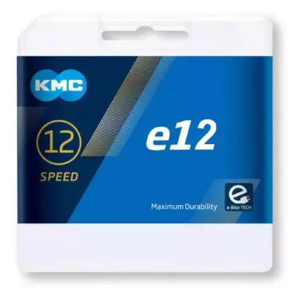 Ketju 12-v KMC e12 EPT 1/2 x 11/128" E-Bike Anti Rust 130L - Duell polkupyörien varaosat ja tarvikkeet - 8363 - 1