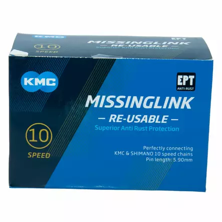 Ketjulukko KMC 10R EPT Silver 11/128" 40 kpl/ltk - Duell polkupyörien varaosat ja tarvikkeet - 1363 - 1