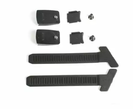 Kit ext. Toothed band BLACK + button +screws STEALTH - Duell ajovarusteet - 47043 - 1