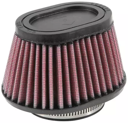 K&N Universal Clamp-On Air Filter 2-7/16"Flg 4-1/2" X 3-3/4"B 3-1/2" X 2-1/2"T - Duell MP varaosat ja tarvikkeet - 127173 - 1