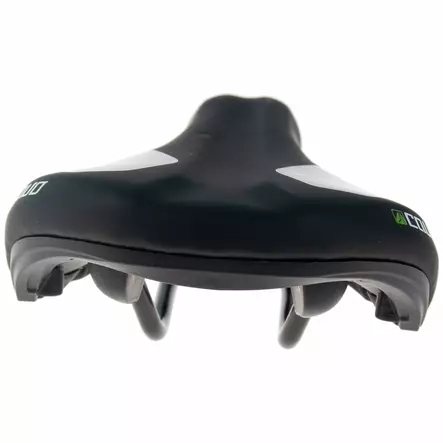 Lastenistuin CAVO musta 236x139mm - Duell polkupyörien varaosat ja tarvikkeet - 76403 - 1