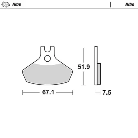 Moto-Master Jarrupalat Can-Am: DS 450 08-13 - Duell MP varaosat ja tarvikkeet - 120983 - 1