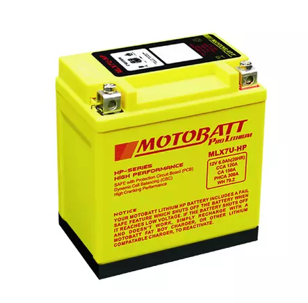 Motobatt Litium akku MLX7U-HP - Duell muut varaosat ja tarvikkeet - 131863 - 1