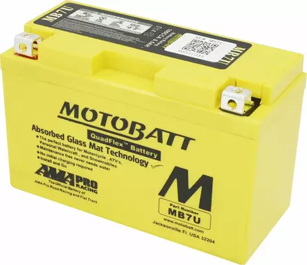 Motobatt MB7U akku - Duell muut varaosat ja tarvikkeet - 131993 - 1