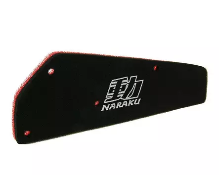 Naraku Ilmansuodatin Double Layer Kiina-skootterit 4-T 50cc - Duell mopojen varaosat ja tarvikkeet - 141043 - 1