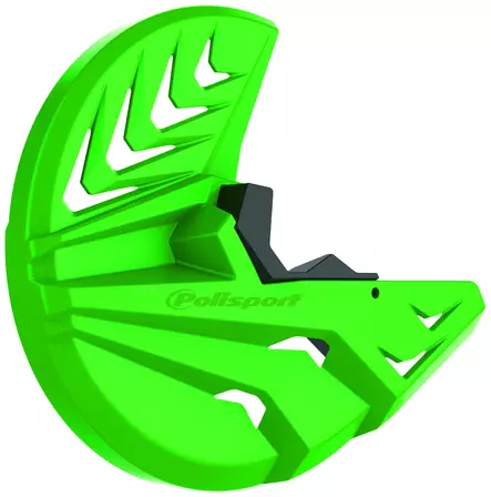 Polisport Disk c/bottom fork prot KX250F13-19 KX450F(15-18) Green/Black - Duell MP varaosat ja tarvikkeet - 129493 - 1