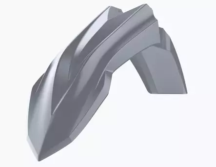 Polisport front fender Beta RR (20-..) X-PRO 25-.. Nardo Grey (6) - Duell MP varaosat ja tarvikkeet - 130453 - 1