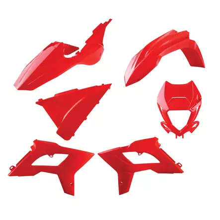 Polisport Plastic Kit Restyling BETA RR 2T/4T (18-19) RED (1) - Duell MP varaosat ja tarvikkeet - 129133 - 1