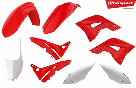 Polisport plastic Restyling kit CR125/250 02-07 (1) - Duell MP varaosat ja tarvikkeet - 130033 - 1