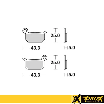 ProX Jarrupalasarja Eteen KTM50SX Pro Senior '02-23 - Duell MP varaosat ja tarvikkeet - 80193 - 1