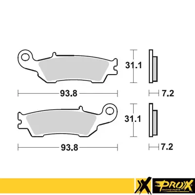 ProX Jarrupalasarja Eteen YZ125/250 '08-21 + YZ250F/450F '08-19 - Duell MP varaosat ja tarvikkeet - 81083 - 1