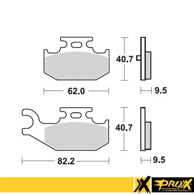 ProX Jarrupalasarja Taakse YXR660 Rhino '04-06 (Left) + YFM700R Rap - Duell MP varaosat ja tarvikkeet - 80393 - 1