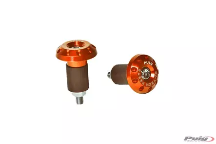 Puig Bar Ends Aluminium Race Universal C/Orange 13-18mm - Duell MP varaosat ja tarvikkeet - 92783 - 1