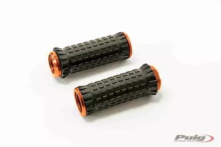 Puig Footpegs R-Fighter S Piloto Rig/Left C/Orange - Duell MP varaosat ja tarvikkeet - 90673 - 1