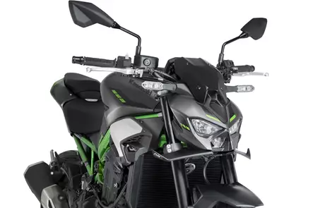 Puig Frontal Spoiler Kawasaki Z900 25' C/Mat Black - Duell MP varaosat ja tarvikkeet - 95423 - 1