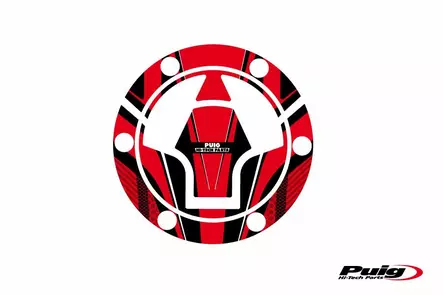 Puig Fuel Cap Cover Mod. Radical Kawasaki C/Red - Duell MP varaosat ja tarvikkeet - 91383 - 1