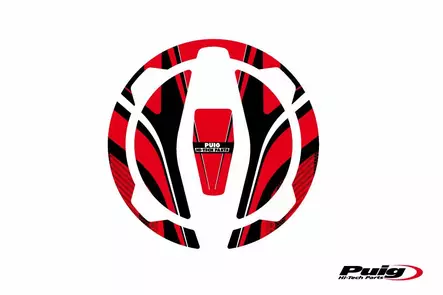 Puig Fuel Cap Cover Mod. Radikal Kawasaki C/Red - Duell MP varaosat ja tarvikkeet - 91053 - 1