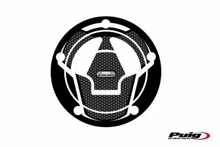 Puig Fuel Cap Cover Naked Kawasaki C/Grey - Duell MP varaosat ja tarvikkeet - 92303 - 1