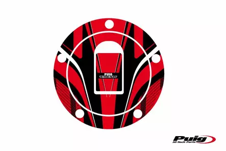 Puig Fuel Cap Cover Radical Kawasaki C/Red - Duell MP varaosat ja tarvikkeet - 92333 - 1