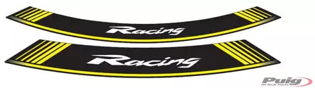 Puig Kit 8 Rim Strips Racing C/Yellow - Duell MP varaosat ja tarvikkeet - 92593 - 1