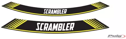 Puig Kit 8 Rim Strips Scrambler C/Yellow - Duell MP varaosat ja tarvikkeet - 90333 - 1