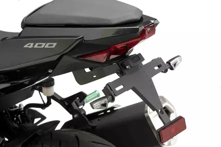 Puig License Support Kawasaki Ninja 400 18' C/Black - Duell MP varaosat ja tarvikkeet - 90803 - 1