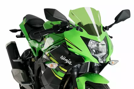 Puig Racing Screen Kawasaki Ninja 125 19' C/Green - Duell MP varaosat ja tarvikkeet - 94363 - 1