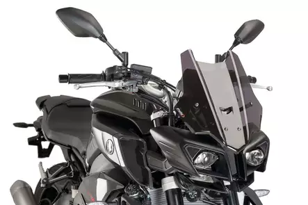 Puig Racing Screen Yamaha Mt-10 16-21'/Mt-10 Sp 17-21'' - Duell MP varaosat ja tarvikkeet - 90133 - 1