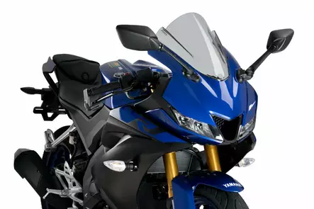 Puig Racing Screen Yamaha Yzf-R125 19'- C/Smoke - Duell MP varaosat ja tarvikkeet - 94743 - 1