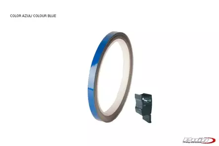 Puig Rim Strip 6 Meters+Aplicator C/Blue Fluorescent - Duell MP varaosat ja tarvikkeet - 93433 - 1