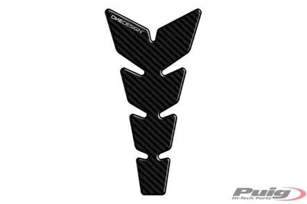 Puig Tank Pad Leather C/Carbon Look - Duell MP varaosat ja tarvikkeet - 90943 - 1