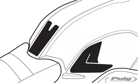 Puig Tank Pad + Side Part Bmw R Nine T 14-17' - Duell MP varaosat ja tarvikkeet - 90163 - 1
