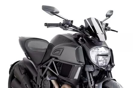 Puig Windshield New Gen. Sport Ducati Diavel 14-18' C/D - Duell MP varaosat ja tarvikkeet - 91953 - 1