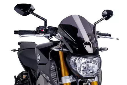 Puig Windshield New Gener. Yamaha Mt09 13'-16' C/Dark S - Duell MP varaosat ja tarvikkeet - 92383 - 1