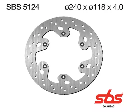 Sbs Jarrulevy Standard - Duell MP varaosat ja tarvikkeet - 122753 - 1