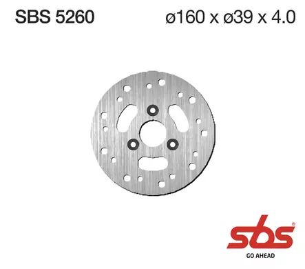 Sbs Jarrulevy Standard - Duell MP varaosat ja tarvikkeet - 122993 - 1
