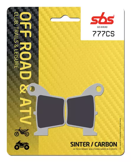 Sbs Jarrupalat Carbon Silver - Duell MP varaosat ja tarvikkeet - 124013 - 1