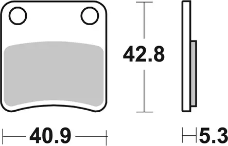 Sbs Jarrupalat Ceramic - Duell MP varaosat ja tarvikkeet - 122393 - 1